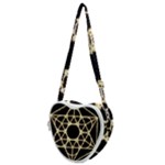 Sacred Geometry: Metatron Heart Shoulder Bag