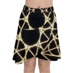 Sacred Geometry: Metatron Chiffon Wrap Front Skirt