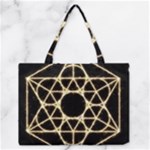 Sacred Geometry: Metatron Zipper Medium Tote Bag