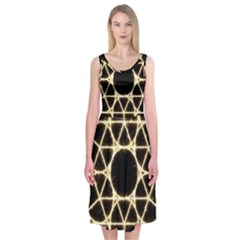 Sacred Geometry: Metatron Midi Sleeveless Dress from ArtsNow.com