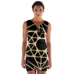 Wrap Front Bodycon Dress 