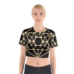 Sacred Geometry: Metatron Cotton Crop Top from ArtsNow.com