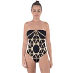 Sacred Geometry: Metatron Tie Back One Piece Swimsuit