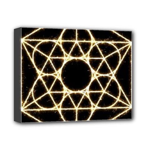 Sacred Geometry: Metatron Deluxe Canvas 14  x 11  (Stretched) from ArtsNow.com