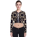 Sacred Geometry: Metatron Long Sleeve Zip Up Bomber Jacket