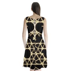 Sleeveless Waist Tie Chiffon Dress 