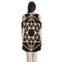 Shoulder Cutout Velvet One Piece 