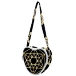 Sacred Geometry: Metatron Heart Shoulder Bag