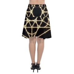Chiffon Wrap Front Skirt 