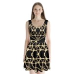 Sacred Geometry: Metatron Split Back Mini Dress 