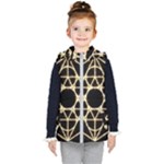 Sacred Geometry: Metatron Kids  Hooded Puffer Vest