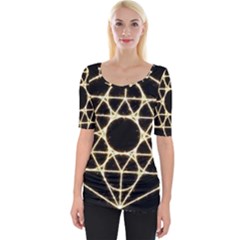 Wide Neckline T-Shirt 