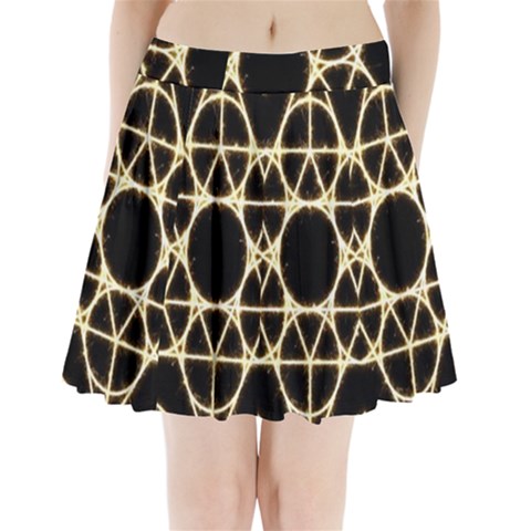 Sacred Geometry: Metatron Pleated Mini Skirt from ArtsNow.com