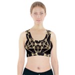 Sacred Geometry: Metatron Sports Bra With Pocket