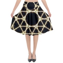 Flared Midi Skirt 