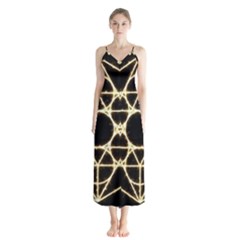 Button Up Chiffon Maxi Dress 