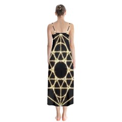 Button Up Chiffon Maxi Dress 
