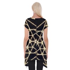 Short Sleeve Side Drop Tunic 