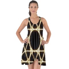 Show Some Back Chiffon Dress 