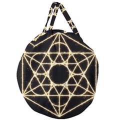 Giant Round Zipper Tote 