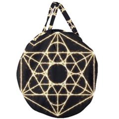Giant Round Zipper Tote 