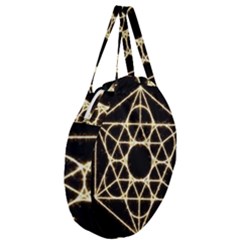 Giant Round Zipper Tote 