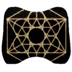 Sacred Geometry: Metatron Velour Head Support Cushion