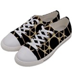 Sacred Geometry: Metatron Women s Low Top Canvas Sneakers