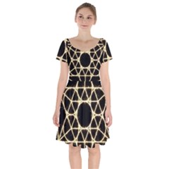 Short Sleeve Bardot Dress 