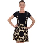 Sacred Geometry: Metatron Velvet Suspender Skater Skirt