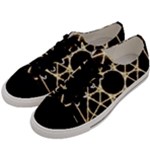 Sacred Geometry: Metatron Men s Low Top Canvas Sneakers