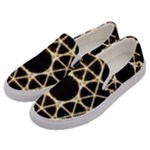 Sacred Geometry: Metatron Men s Canvas Slip Ons