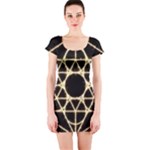 Sacred Geometry: Metatron Short Sleeve Bodycon Dress