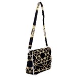 Sacred Geometry: Metatron Shoulder Bag with Back Zipper