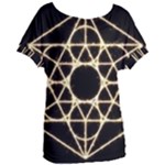 Sacred Geometry: Metatron Women s Oversized Tee
