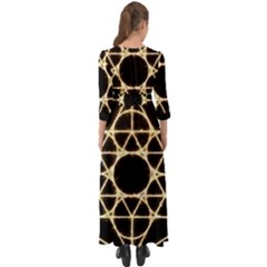 Button Up Boho Maxi Dress 