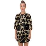 Sacred Geometry: Metatron Half Sleeve Chiffon Kimono