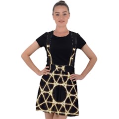 Velvet Suspender Skater Skirt 