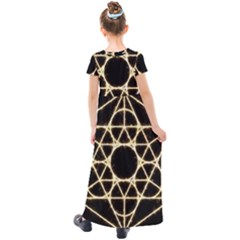 Kids  Short Sleeve Maxi Dress 