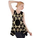 Sacred Geometry: Metatron Side Drop Tank Tunic