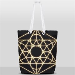 Full Print Rope Handle Tote (Small) 