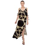 Sacred Geometry: Metatron Maxi Chiffon Cover Up Dress