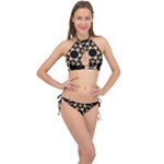 Sacred Geometry: Metatron Cross Front Halter Bikini Set