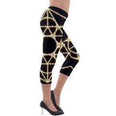 Lightweight Velour Capri Leggings  