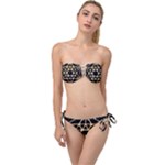 Sacred Geometry: Metatron Twist Bandeau Bikini Set