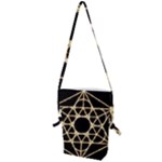 Sacred Geometry: Metatron Folding Shoulder Bag