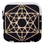Sacred Geometry: Metatron Mini Square Pouch