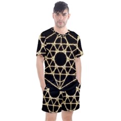 Men s Mesh T-Shirt and Shorts Set 