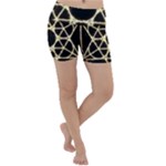 Sacred Geometry: Metatron Lightweight Velour Yoga Shorts