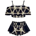 Sacred Geometry: Metatron Kids  Off Shoulder Skirt Bikini